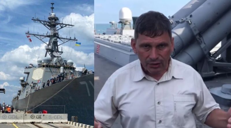 Він всього одним залпом може спалити весь флот РФ: Цаплієнко показав “страшний сон” Кремля, який прибув в Чорне море – есмінець Ross